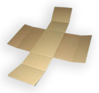 Kreuzverpackungen aus Wellpapp Karton